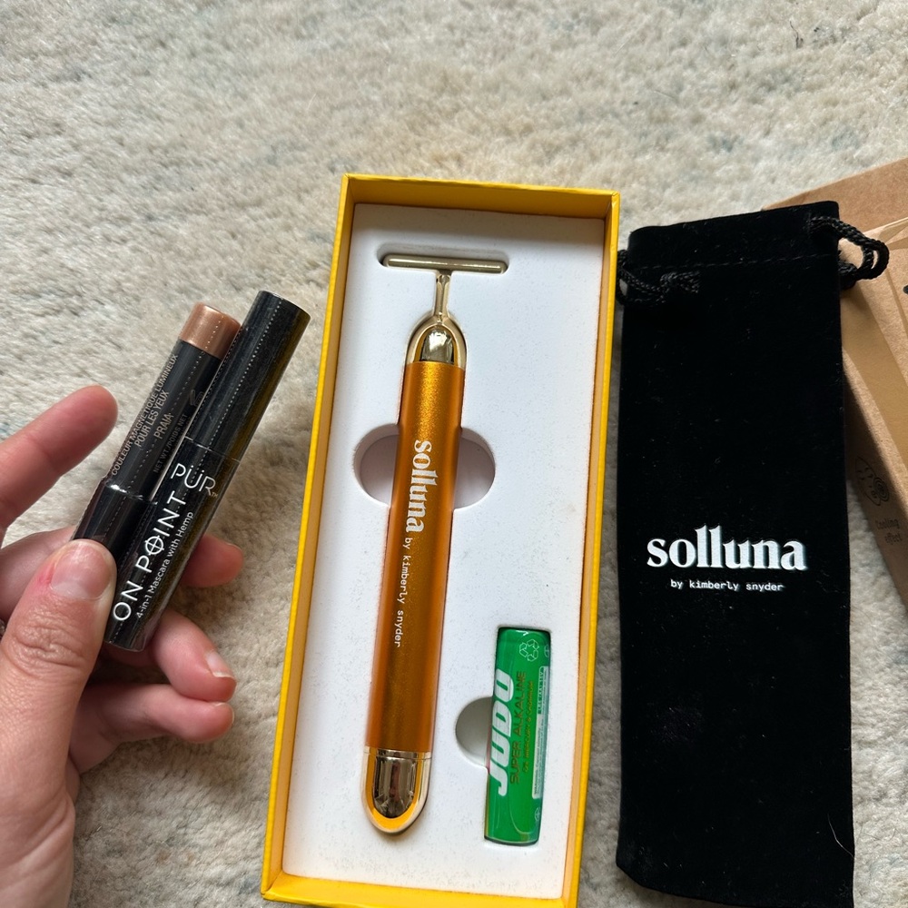 MAKEUP LOT MAC Stila HiSmile PUR NudeStix Solluna Facial Roller. - Picture 5 of 5